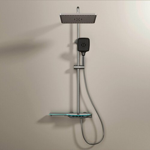 Душевая система 3 в1 с тропическим душем и подсветкой