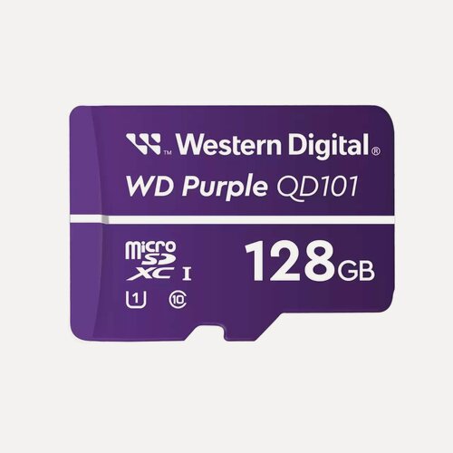 Изображение товара 128Гб MicroSDXC Карта памяти WD Purple SC Ultra Endurance (QD101) Retail Pack