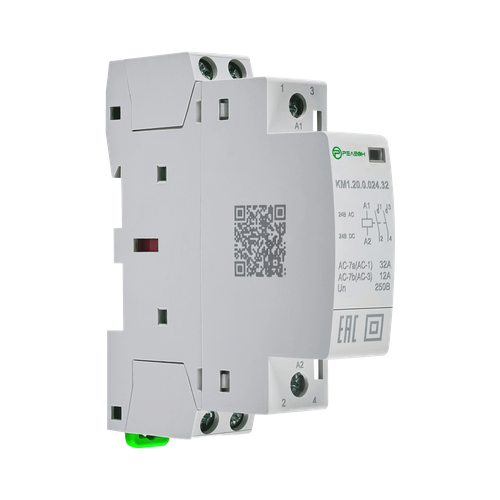 Модульный контактор 2НЗ контакта 32А; 12В AC/DC