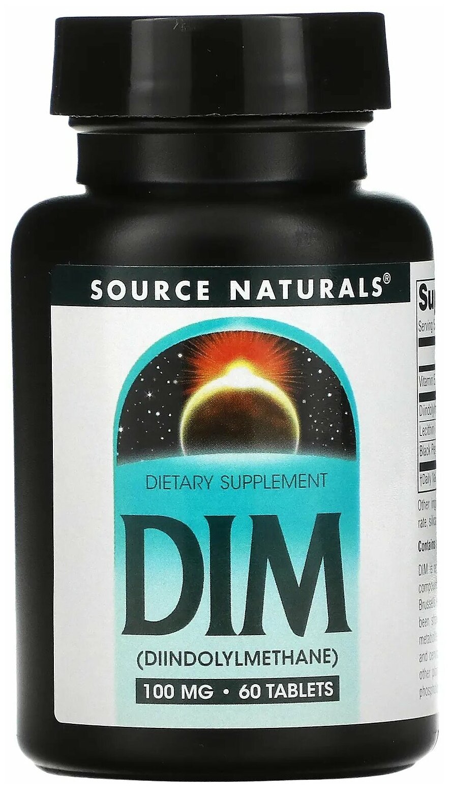 Source Naturals DIM (Дииндолилметан) 100 мг 60 таблеток