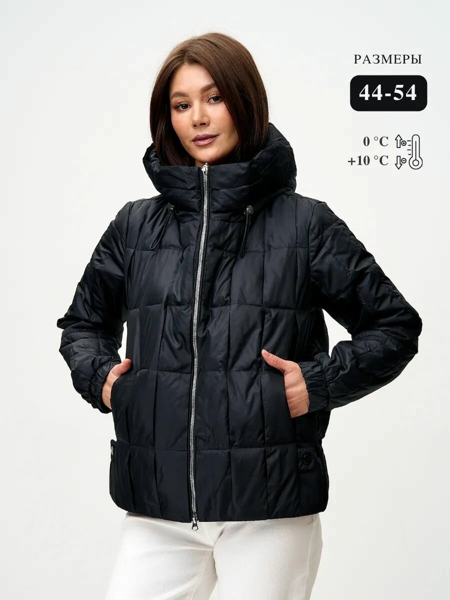 Куртка RM shopping Базовая коллекция, размер 52, черный