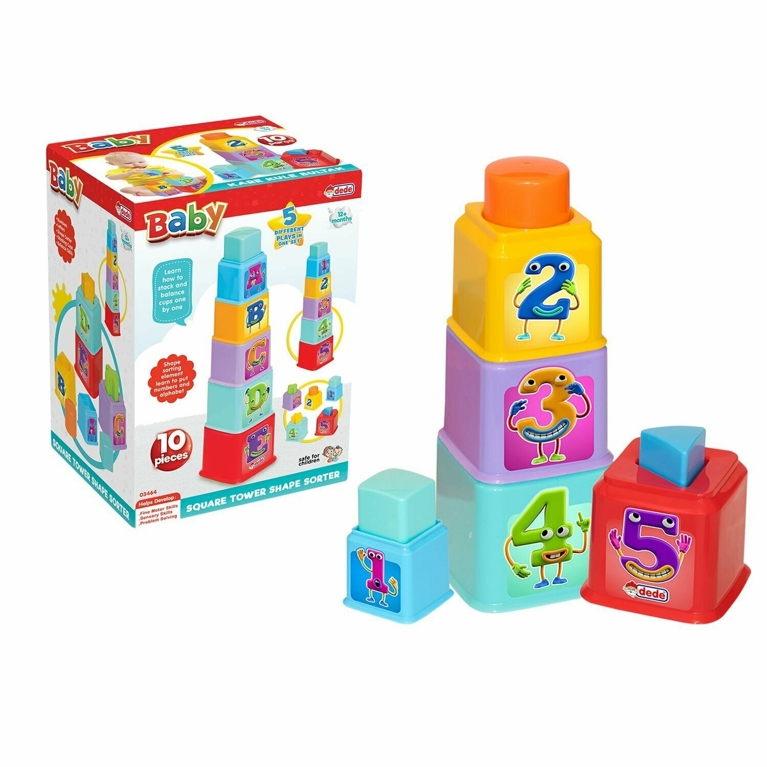 Логическая пирамидка, Стаканчики — фото 1