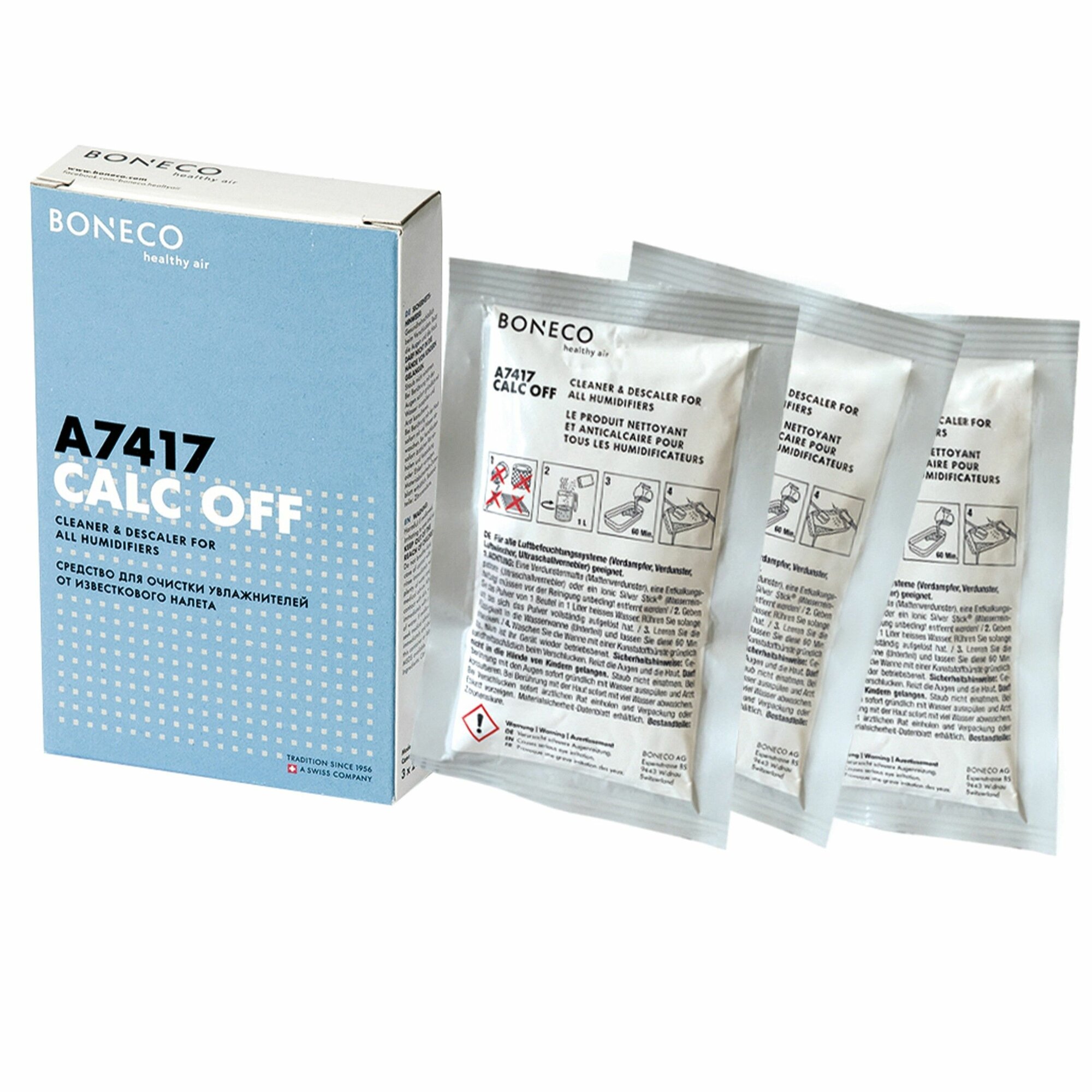 Calcoff (3 pcs in set) (очиститель накипи) Boneco мод. А7417