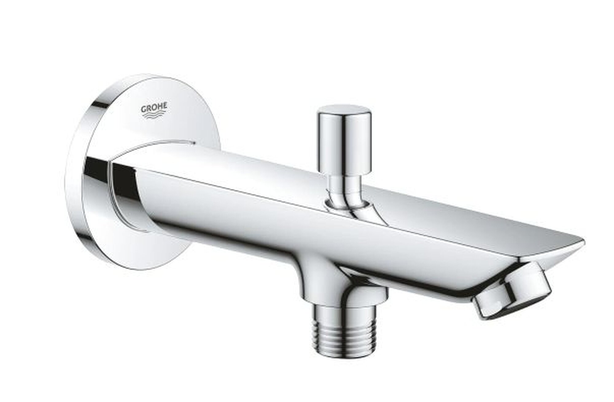 Излив для ванны Grohe BauCosmopolitan 13425001 хромированная поверхность автоматический переключатель