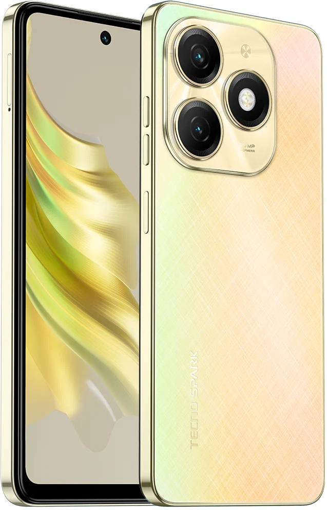 Смартфон TECNO Spark 20 8/128 ГБ, Dual nano SIM, neon gold