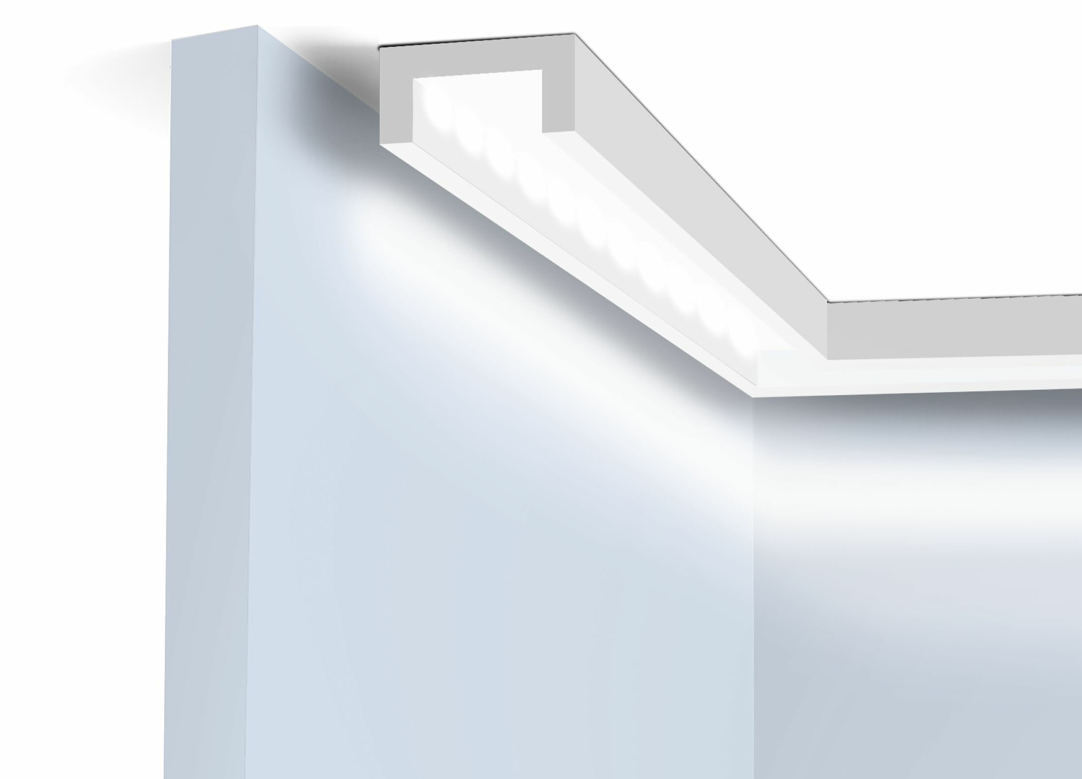 Молдинг ударопрочный HiWood LB40 (40*20*2000 мм)