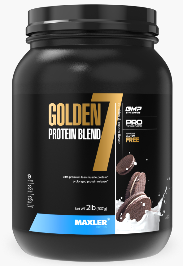 Maxler Golden 7 Protein Blend, 908 г (Vanilla)