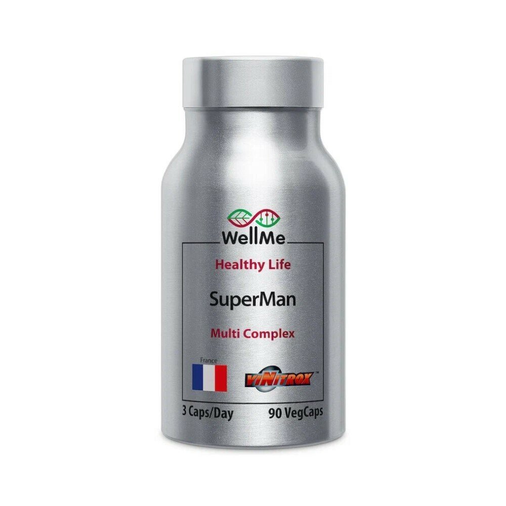 WellMe Биологически активная добавка к пище SuperMan 90 капсул 450 мг