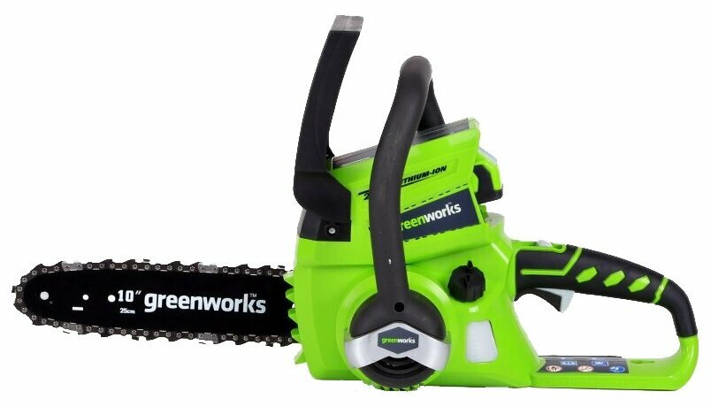 Цепная пила аккумуляторная Greenworks Арт. 2007707, 24V, 25см, без АКБ и ЗУ