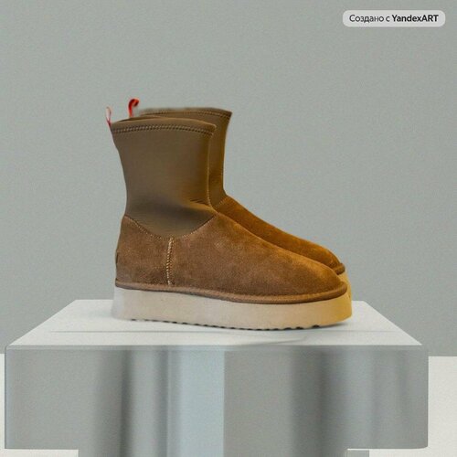 фото Угги угги тапочки, размер 39, коричневый без бренда