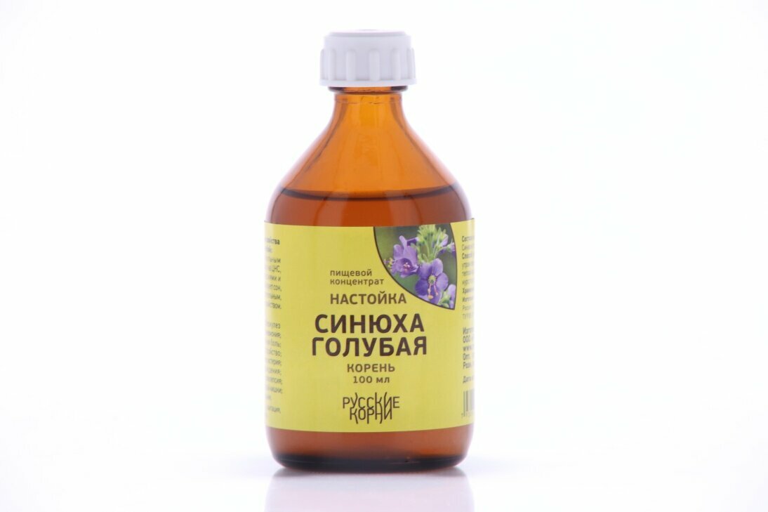 Настойка Русские Корни "Синюха голубая", для нервной, дыхательной и пищеварительной систем, 100мл