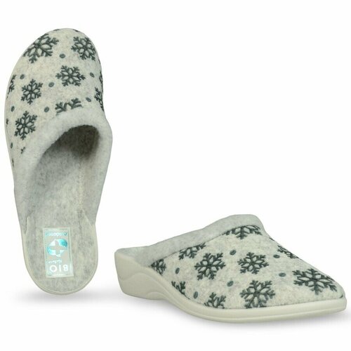 фото Тапочки adanex, размер 41, серый