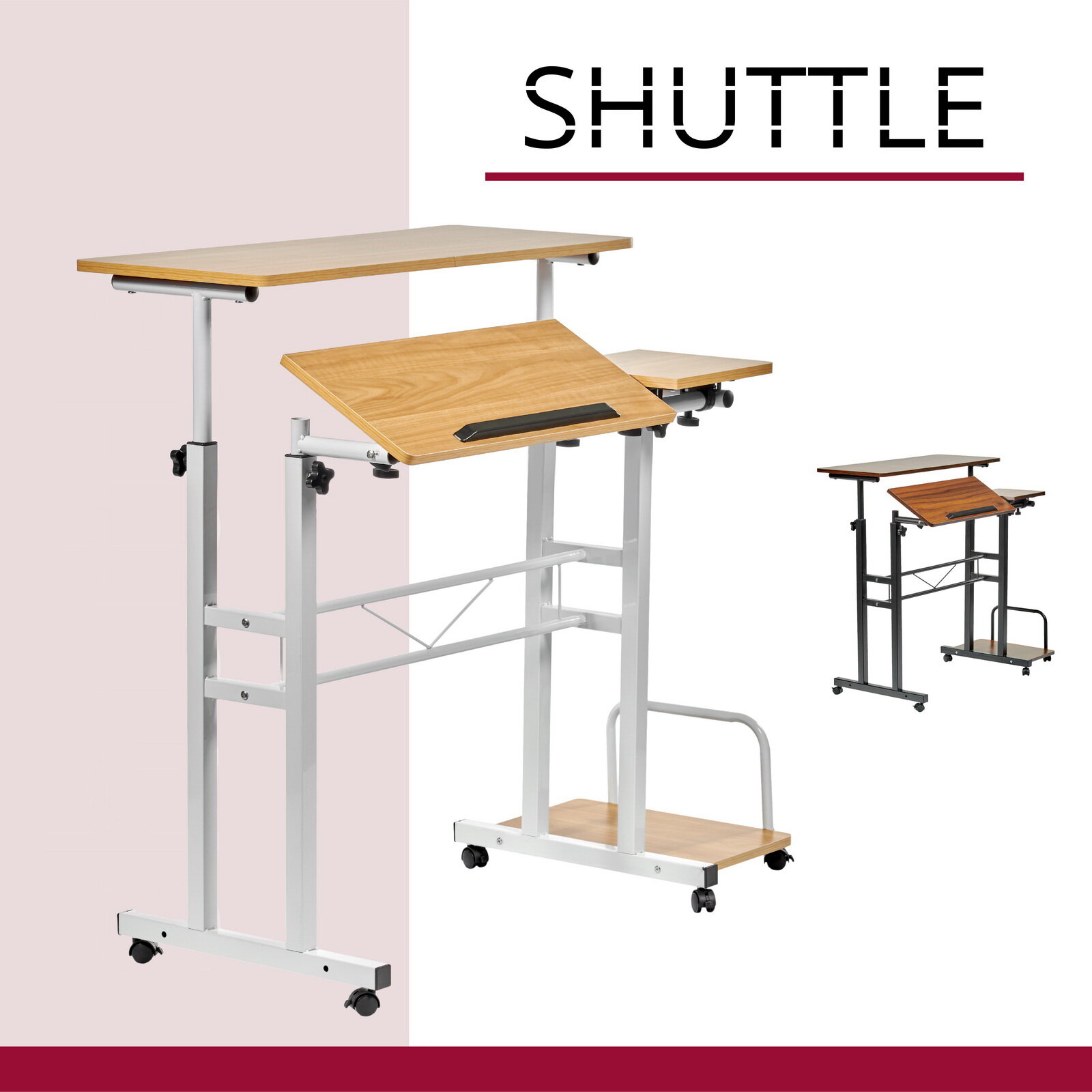 Стол компьютерный Shuttle Bradex Home FR 0690 (DK) - фото №2