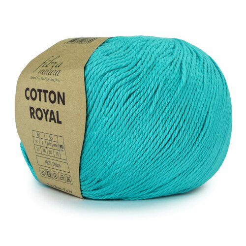 5 Мотков Пряжа Fibra Natura COTTON ROYAL 100% Хлопок 100 гр. - 210 м. цвет 18-711
