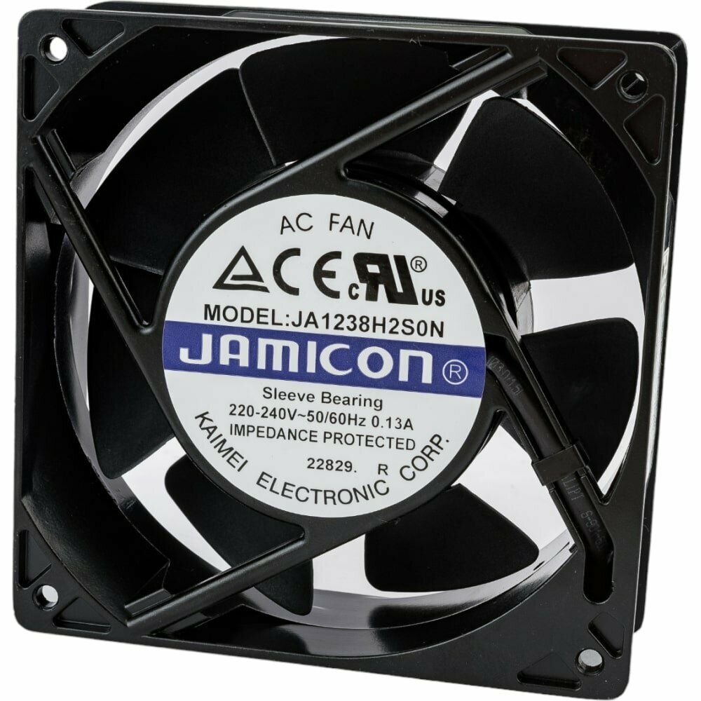 JAMICON вентилятор JA1238H2S0N-T 120х120х38 230В С00034849