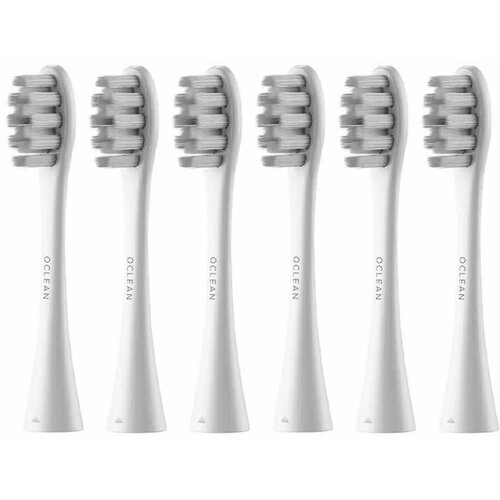 Набор сменных насадкок Для чувствительных десен OCLEAN Gum Care Brush Head P1S12 W06 6шт c04000190 4385₽