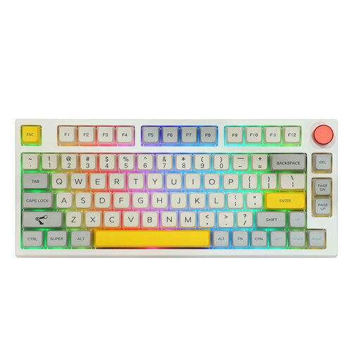 Клавиатура Epomaker TH80 Pro Keyboard Gateron Blue White Botanic Garden 28260₽