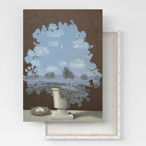 Картина на холсте, репродукция / Магритт Рене - Страна чудес / Размер 40 x 53 см