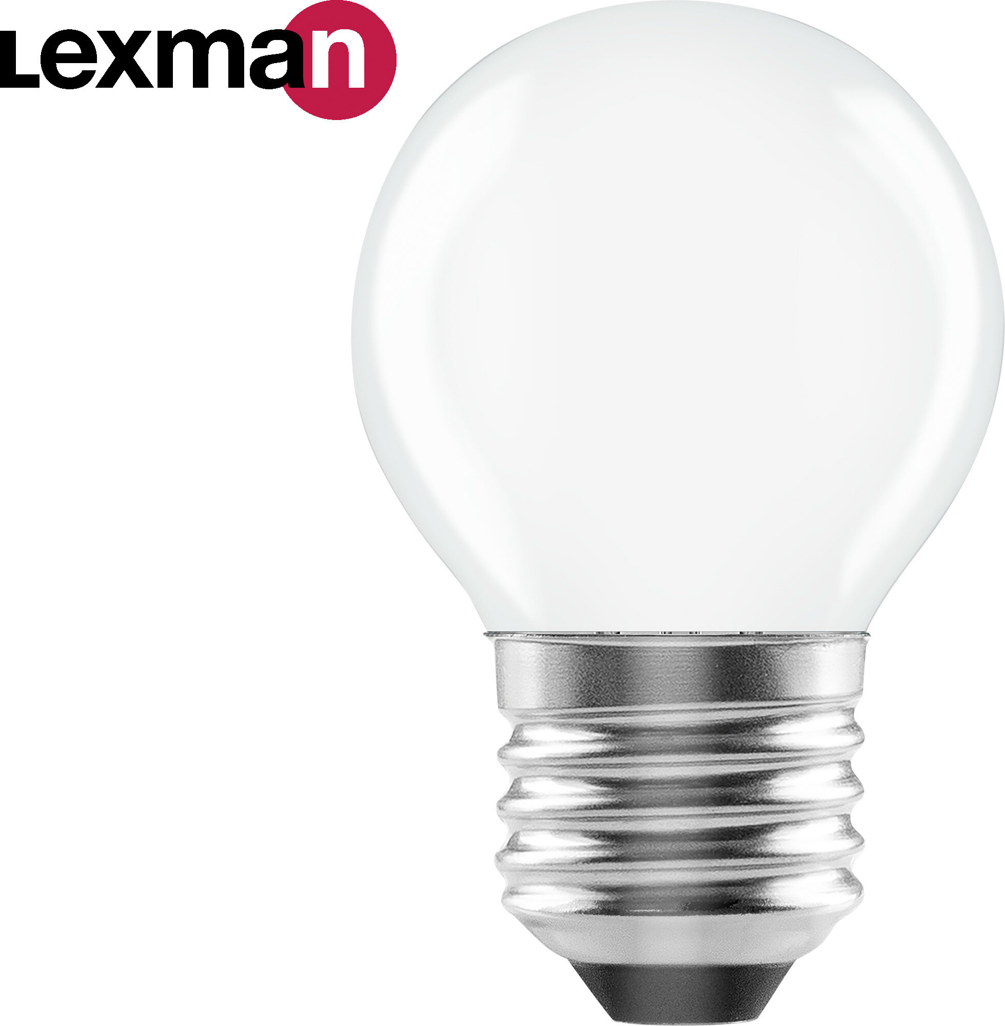 Лампа светодиодная Lexman E27 220-240 В 6 Вт шар матовая 750 лм теплый белый свет