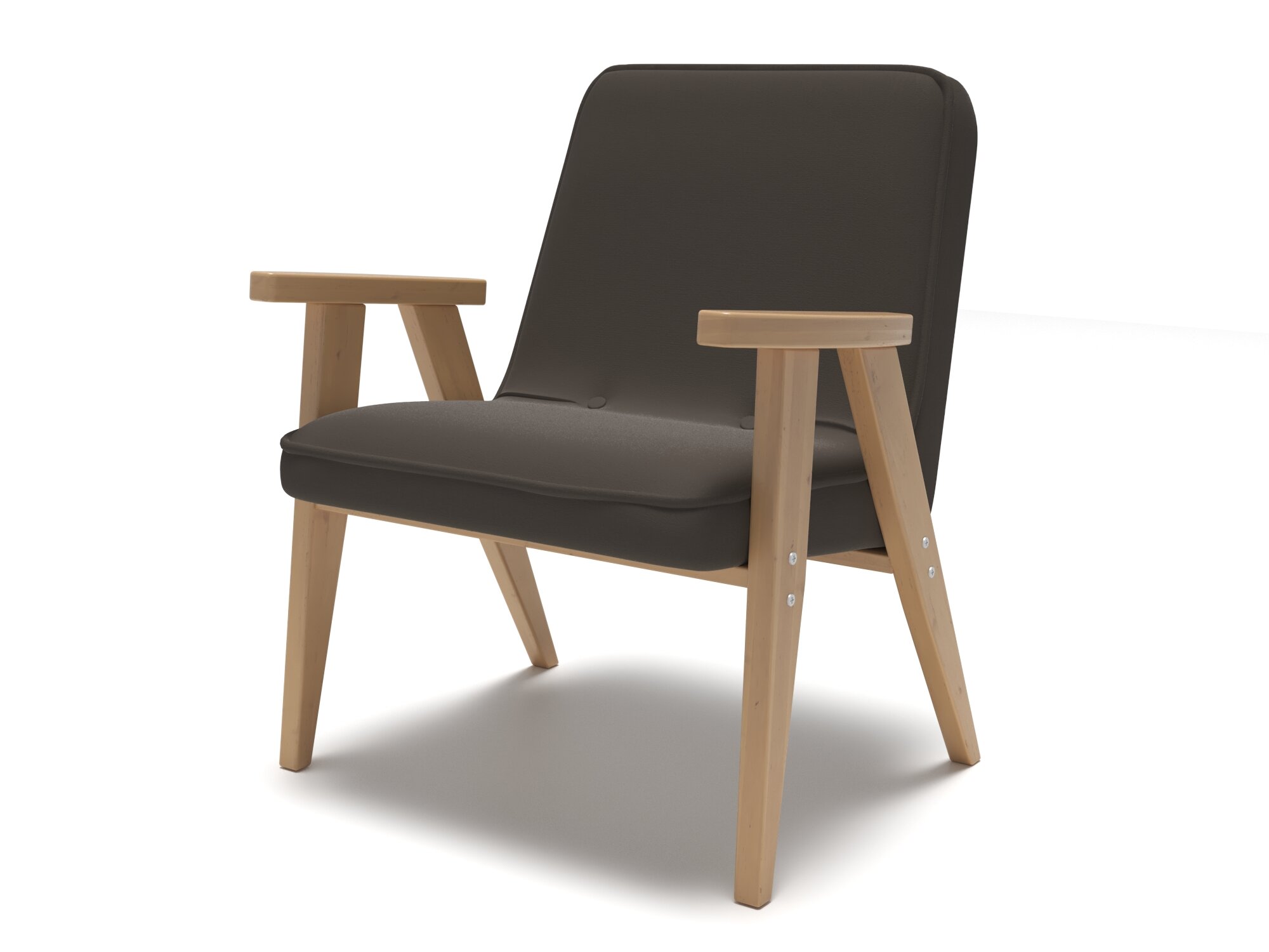 Дизайнерский стул кресло Soft Element Джэк Dark Brown, мягкий, вельвет, современный стиль скандинавский лофт, дизайнерский, на кухню, в гостиную