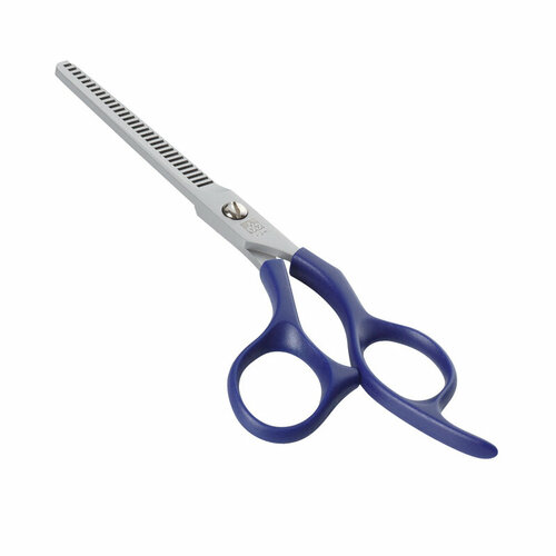 Парикмахерские ножницы DEWAL Easy Step филировочные, 30 зубцов, 5.5" синий