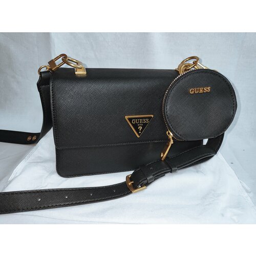 фото Сумка кросс-боди black, фактура зернистая, черный ип богатырева