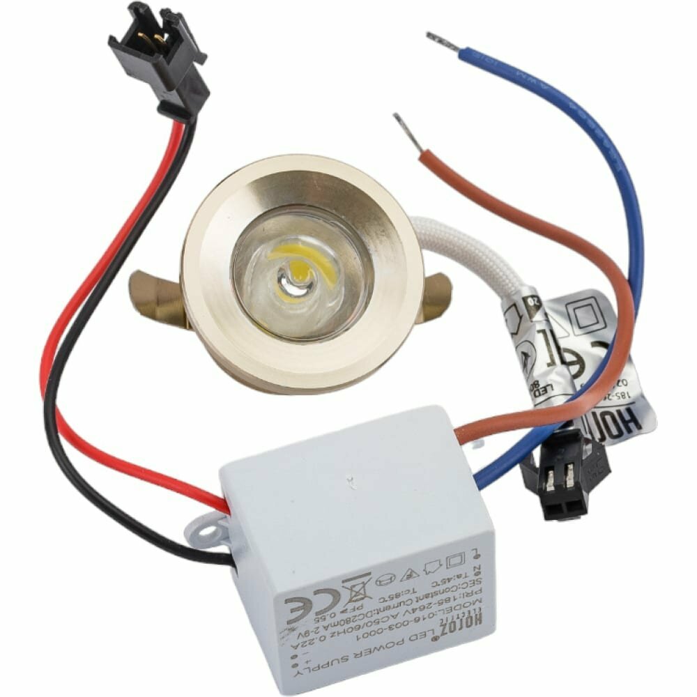 HOROZ ELECTRIC 016-003-0001 1W Матхром 4200K 185-264V Светильник направленного света светодиодный MONICA HRZ33002914