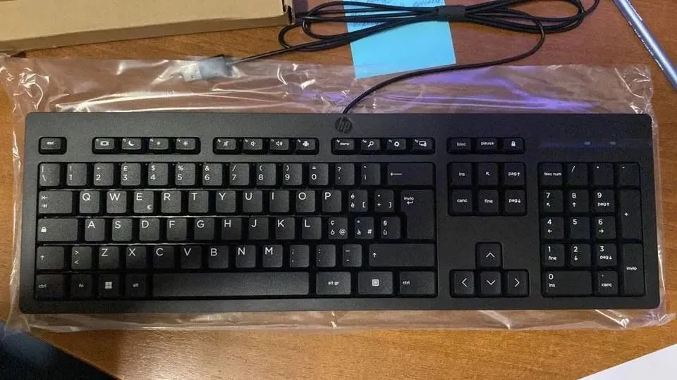 Клавиатура USB HP 125 Wired Keyboard только английский алфавит Английская раскладка