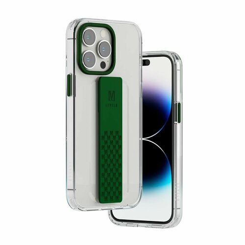 Чехол для iPhone 14 Pro 6.1 Levelo Graphia IMD Clear Case With Extra Grip