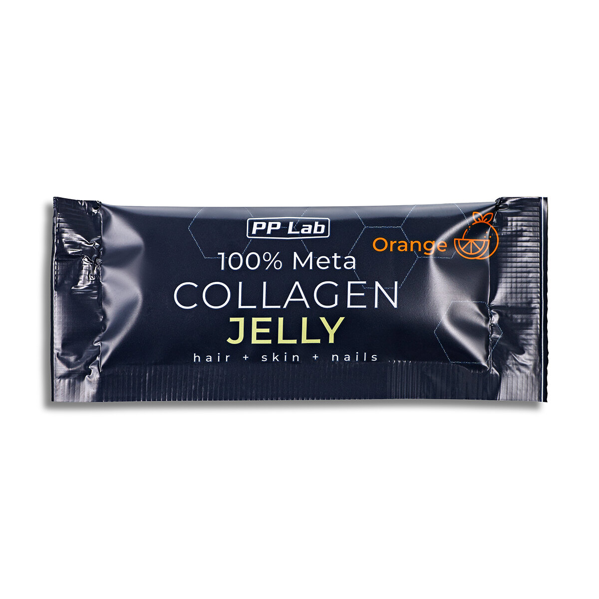 PP Lab Collagen / Натуральный коллаген желе с витаминами и гиалуроновой кислотой, 30 саше, вкус "Апельсин", для суставов, кожи, волос