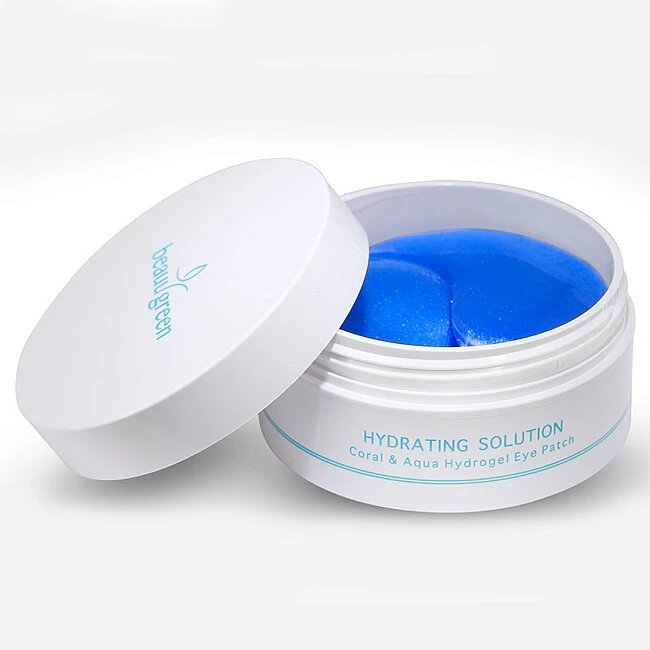 Beauugreen Гидрогелевые патчи для глаз с экстрактом коралла и морской водой Hydrating Solution Coral & Aqua Hydrogel Eye Patch, 60 шт.