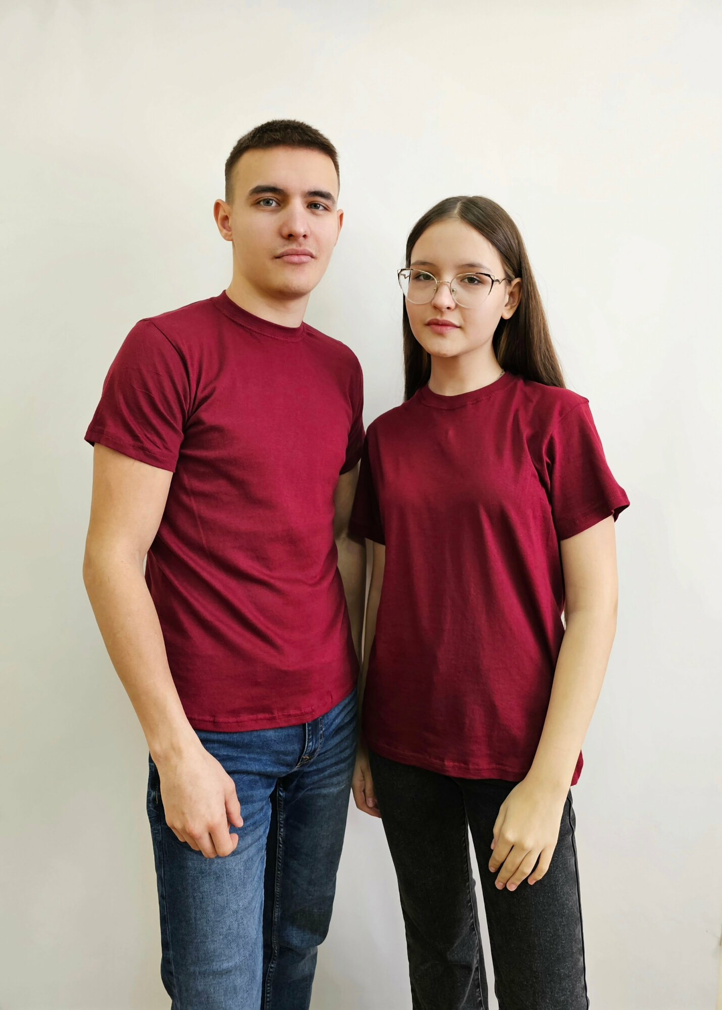 Футболка WELLWEAR бордовый 
