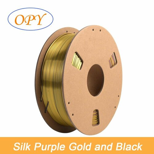 Филамент PLA Silk трехцветный Tri-color