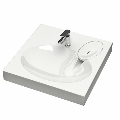 Reflexion Раковина Reflexion Gamma для установки над стиральной машиной (60x60 см)