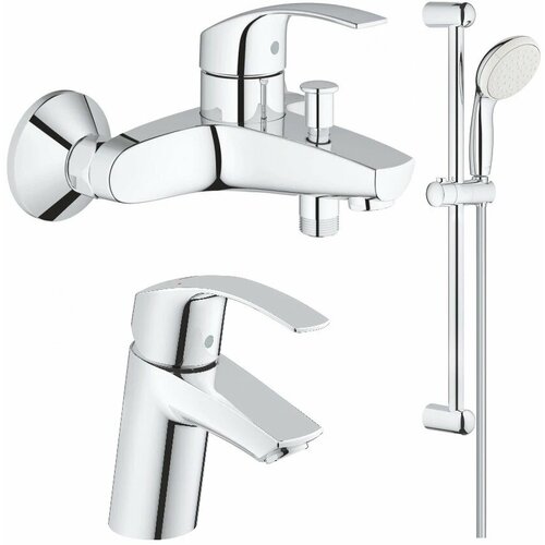 Комплект смесителей Grohe Eurosmart New 33300002 + 32467002 + 27853001