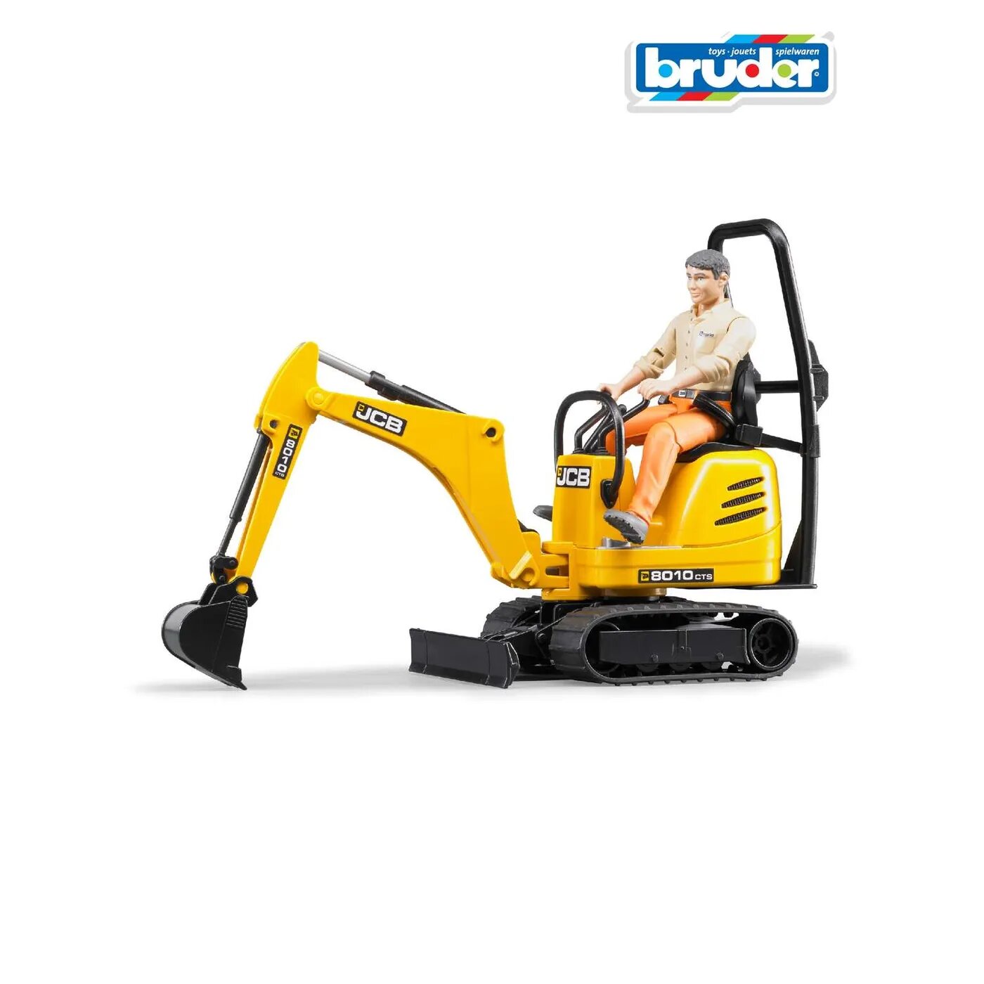 Мини экскаватор JCB 8010 CTS Bruder - фото №15