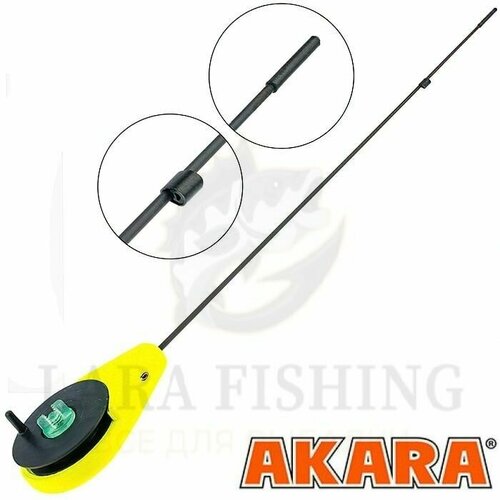 удочка зимняя hitfish wr 24 carbon t30 тест до 15 гр вес 20 гр Удочка зимняя Akara Sfera GI