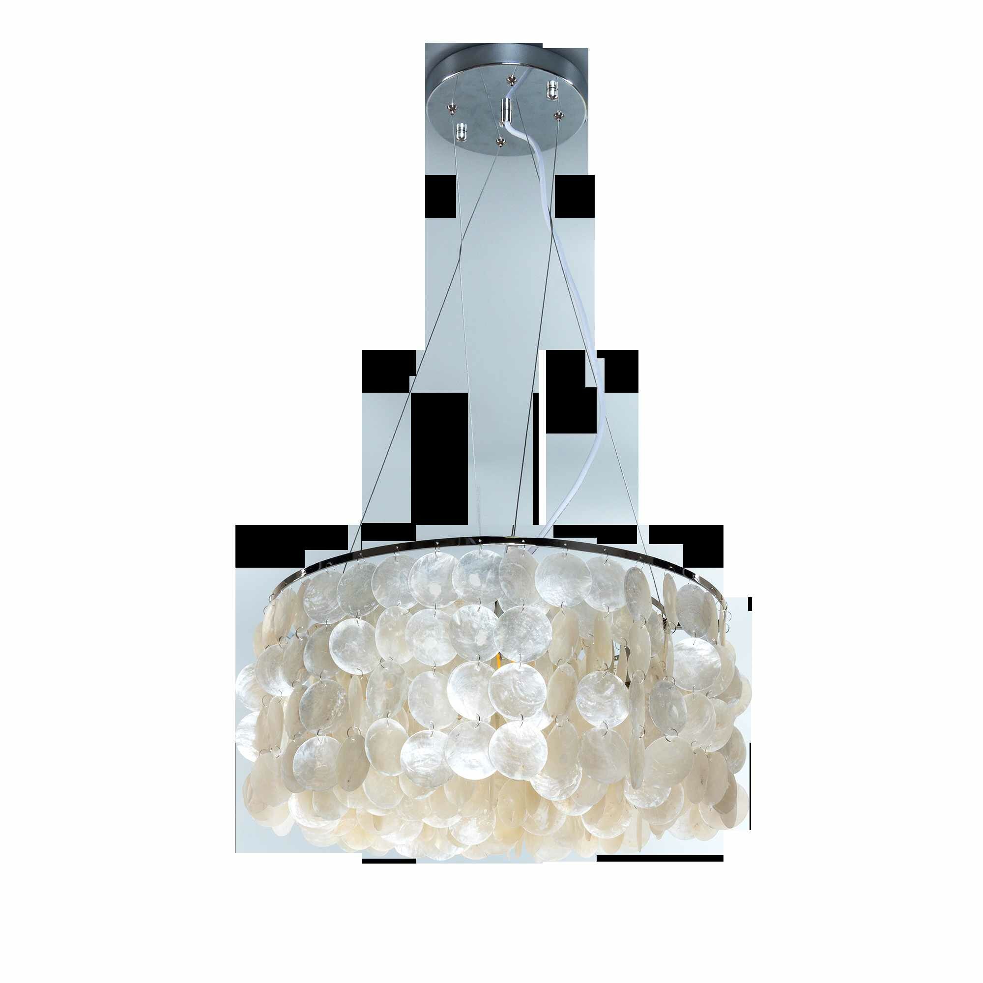 Светильник подвесной Eurosvet Пена, 4 лампы, 20 м², цвет хром - фото №16