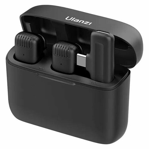 Беспроводной петличный микрофон Ulanzi J12 Black Type-C 430000₽
