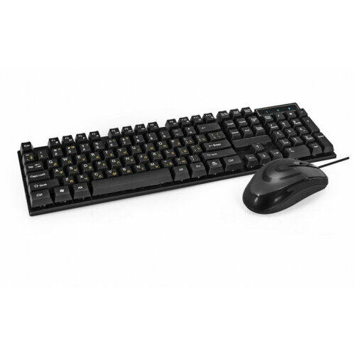 Клавиатура и мышь Exegate Professional Standard Combo MK110-OEM черный клавиатура и мышь exegate professional standard combo mk140 серый