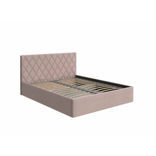 PROxSON Кровать Fresco с бельевым ящиком (Ткань: Велюр Ultra Розовый мусс) 180x200