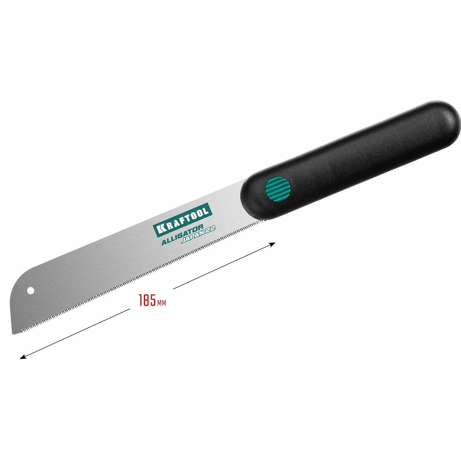 Ножовка по дереву (пила) KRAFTOOL Alligator Japan 22, 185 мм 1-15194-18-22