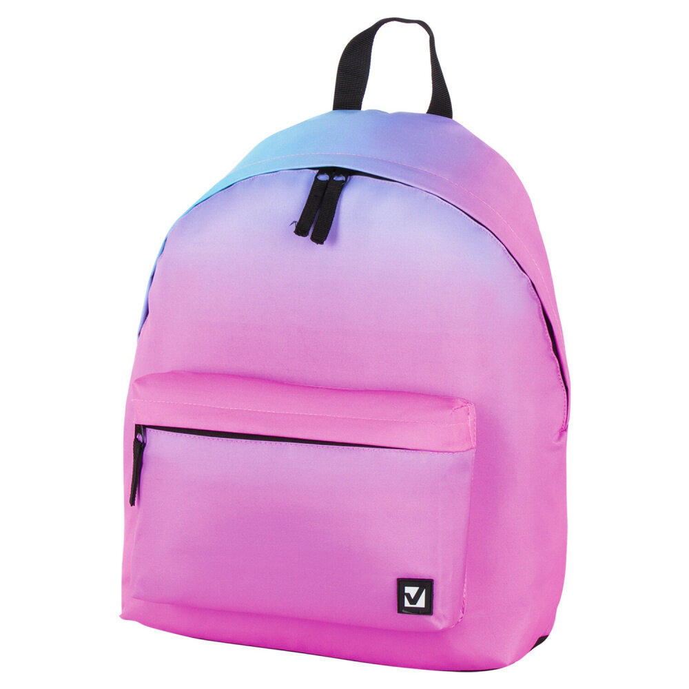 Рюкзак BRAUBERG сити-формат универсальный, "Gradient", розовый, 41х32х14 см, 228849