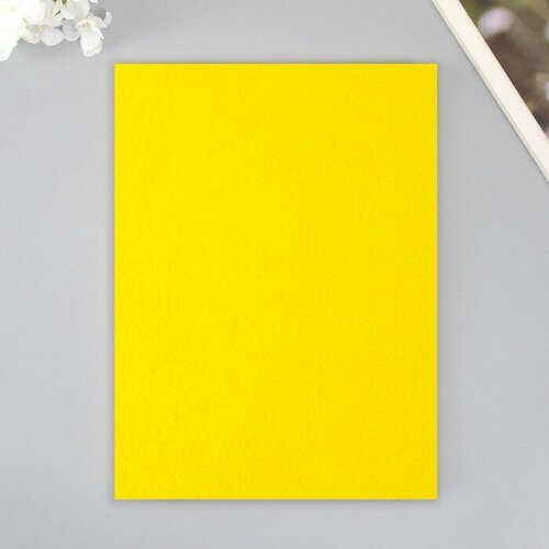 Набор мягкого фетра Астра 3 шт горчично-жёлтый 3 мм 400 гр 20х30 см 362₽