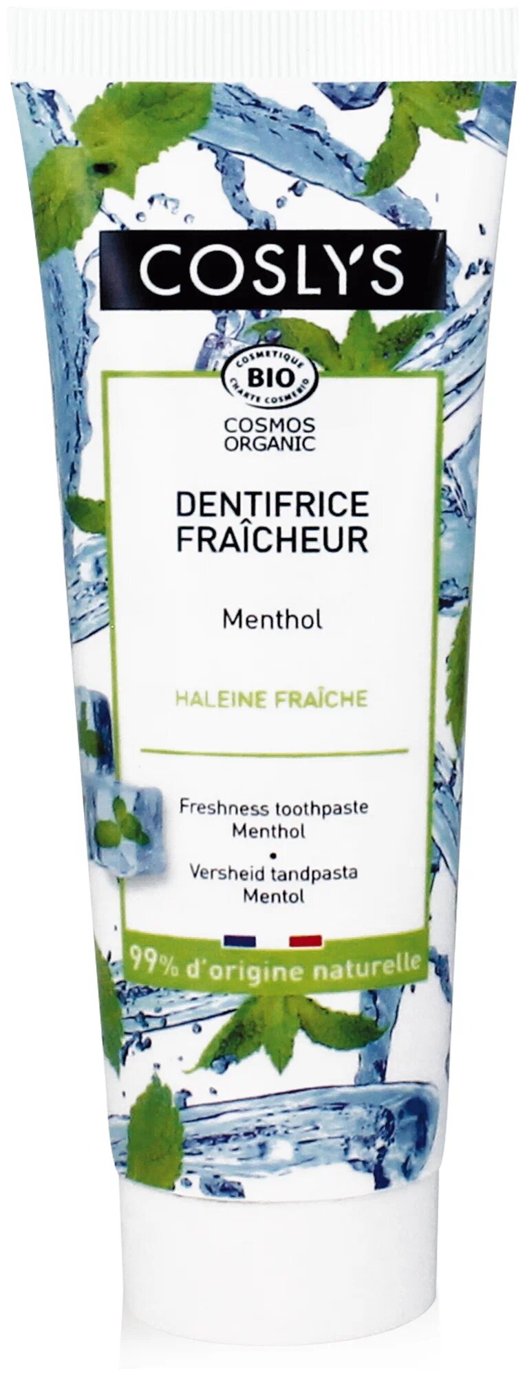 Зубная паста Coslys Dentifrise Fraicheur Menthol, 100 мл, 100 г