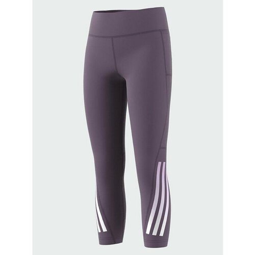 Брюки adidas, размер 7/8Y [METY], фиолетовый