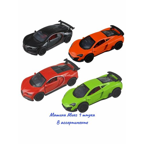 Игрушка машинка металлическая Микс черный