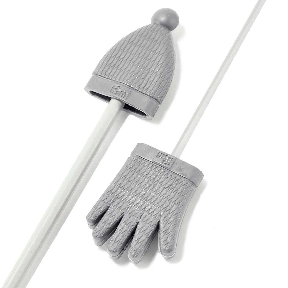 Наконечники Prym 611856, для спиц 3-3,5мм, пластиковые, с двойным остриём, набор 2 шт