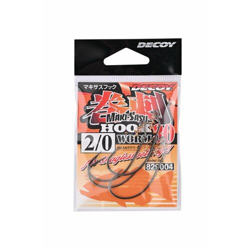 Крючок Decoy Worm 30 №2/0 крючки decoy worm 217 2 3 5гр 2шт