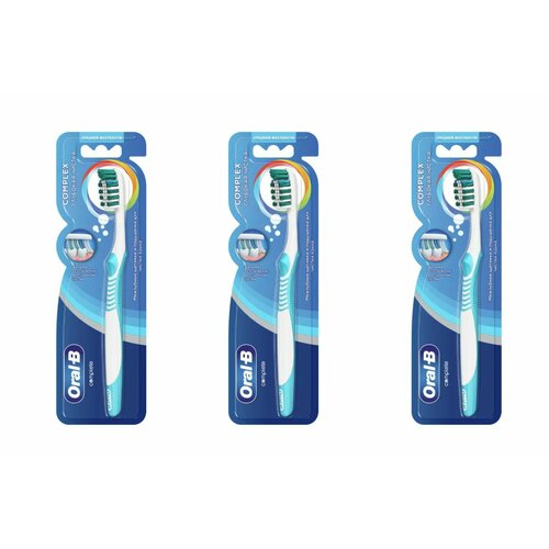 Зубная щетка Oral-B Complex Глубокая чистка, средняя, 3 шт.